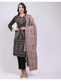 Monte Carlo - Women Printed Woven Winter Shawl