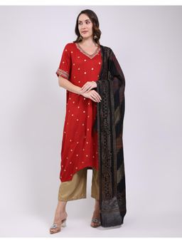 Monte Carlo - Women Printed Woven Winter Shawl