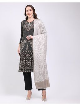 Monte Carlo - Women Printed Woolen Winter Shawl