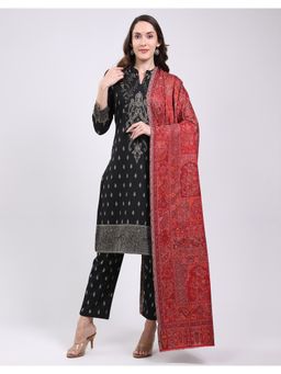 Monte Carlo - Women Printed Woolen Winter Shawl