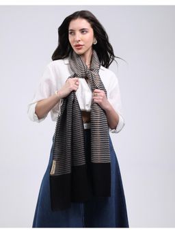 Monte Carlo - Women Stripes Woolen Winter Stole