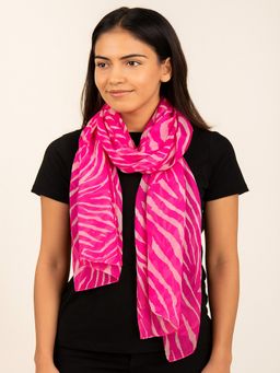 JEWELZ - Women Pink Printed Scarf