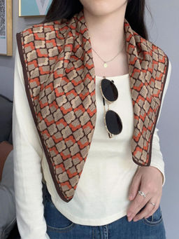 CrossKulture - Herringbone Women Printed Scarf