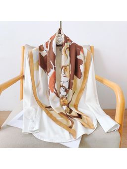 CrossKulture - Women Printed Satin Scarf