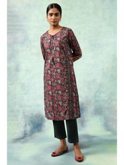 Folksong - Green Floral Kurta