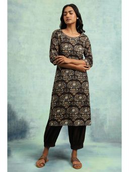 Folksong - Black Printed Kurta