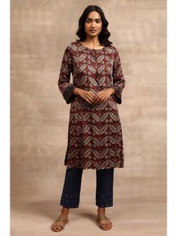 Folksong - Red Aztec Kurta