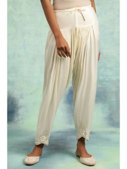 Folksong - Solid Salwar - White