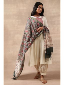 Folksong - Green Floral Dupatta