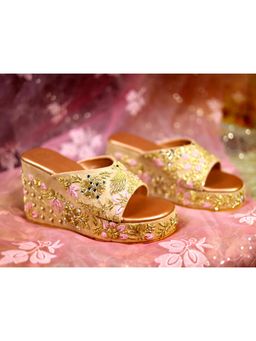 Shiveen Shiveen - Womens Kanak Mayoor Wedding Wedges Heels