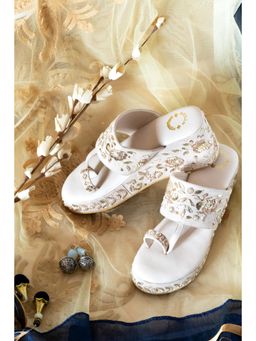 Shiveen Shiveen - Womens Padma Handmade Wedding Wedges Heels