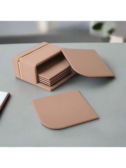 ICHKAN - Midnight Coasters Set Of 6 Beige