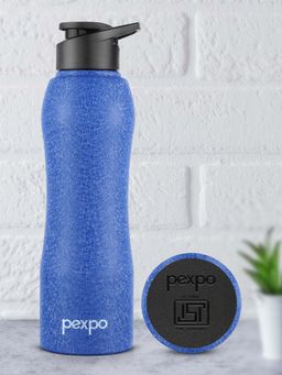 Pexpo - Bistro Blue Stainless Steel Fridge Bottle - 1000 Ml