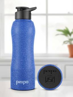 Pexpo - Bistro Blue Stainless Steel Fridge Bottle - 750 Ml
