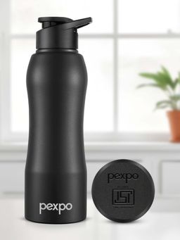 Pexpo - Bistro Knight Black Stainless Steel Fridge Bottle - 750 Ml