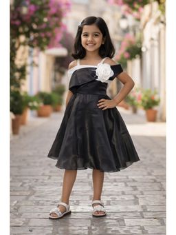 devils n angels - Black Rose Party Dress