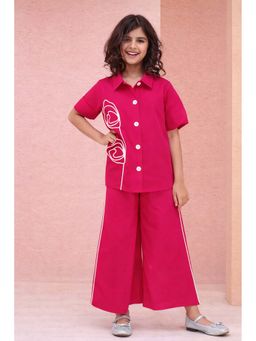 devils n angels - Floral Pattern Co-Ord Set for Girls