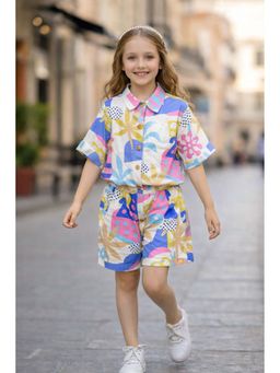 devils n angels - Multicolor Printed Cotton Co-Ord Set