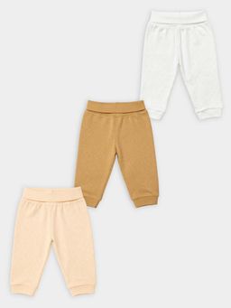 Mi Arcus - Cotton Solid Knitted Jogger Multi-Color (Pack of 3)