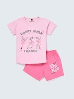 Nite Flite - Dance Lover Kids Shorts With T-Shirt