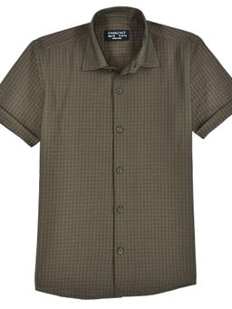 CHARCHIT - Boys Half Sleeves Shirt Green