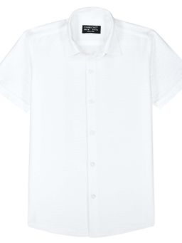 CHARCHIT - Boys Half Sleeves Shirt White