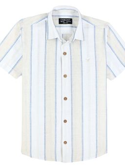 CAVIO - Boys Half Sleeves Striped Shirt Multi-Color