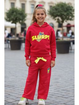 devils n angels - Red Slurp Chill Co-Ord Set