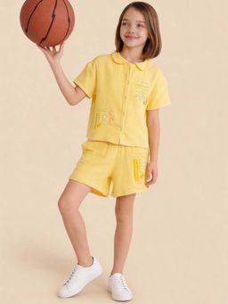 U.S. POLO ASSN. - Girls Comfort Fit Shirt Yellow