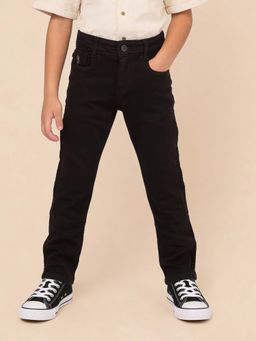 U.S. POLO ASSN. - Kids Boys Mid Rise Slim Fit Jeans Brown
