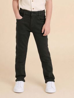 U.S. POLO ASSN. - Kids Boys Mid Rise Slim Fit Jeans Green