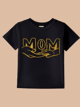BLUSHES - Half Sleeves Mom Printed T-Shirt