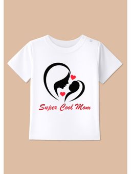 BLUSHES - Half Sleeves Super Cool Mom Printed T-Shirt