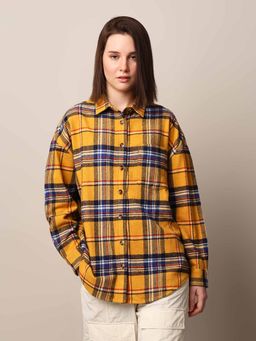 ONLY - Women Oversized Yellow Shirt