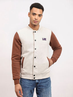 Lee - Men Colorblock Brown Relaxed Fit Jacket