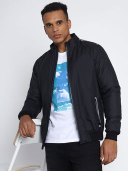 Lee - Mens Solid Black Riding Jacket