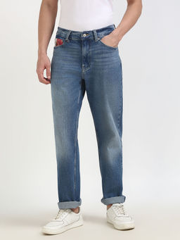 Tommy Hilfiger - Men Blue Solid Jeans