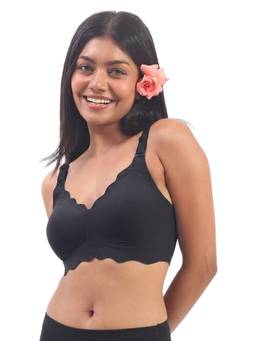oh so u - Sofia Wireless Everyday Black Bra