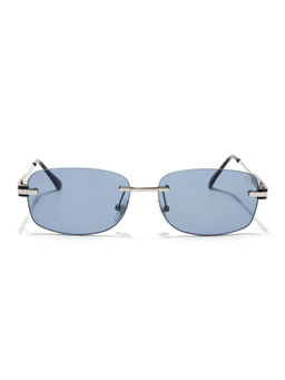 Voyage - Unisex Blue Sunglass (4097Mg7378) (58)