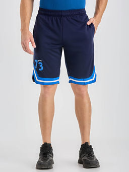 Black Panther - Men Navy Blue Acti Fit Basketball Shorts