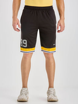 Black Panther - Men Black Acti Fit Basketball Shorts