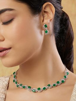 Indinoor - Merani Zircon Necklace Set