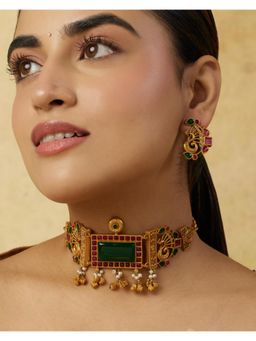Indinoor - Sliva Temple Necklace Set