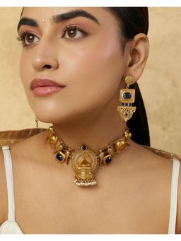 Indinoor - Namela Temple Necklace Set