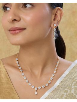 Indinoor - Safeer Zircon Necklace Set