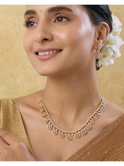 Indinoor - Ishti Zircon Necklace Set