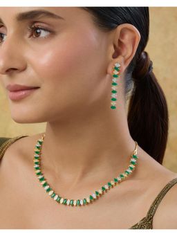 Indinoor - Raahia Zircon Necklace Set