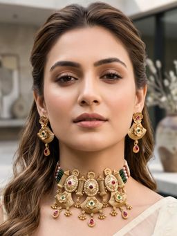 RUNORAA - Kanak Tarini Necklace Set