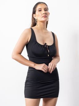 AOBA - Round Neck Monokini Dress