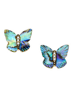Fossil - Sutton Butterfly Gold Earring